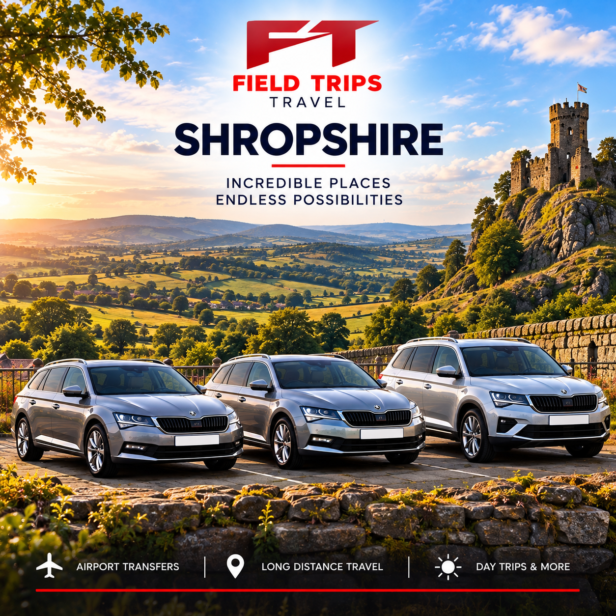 Shropshire airport transfer