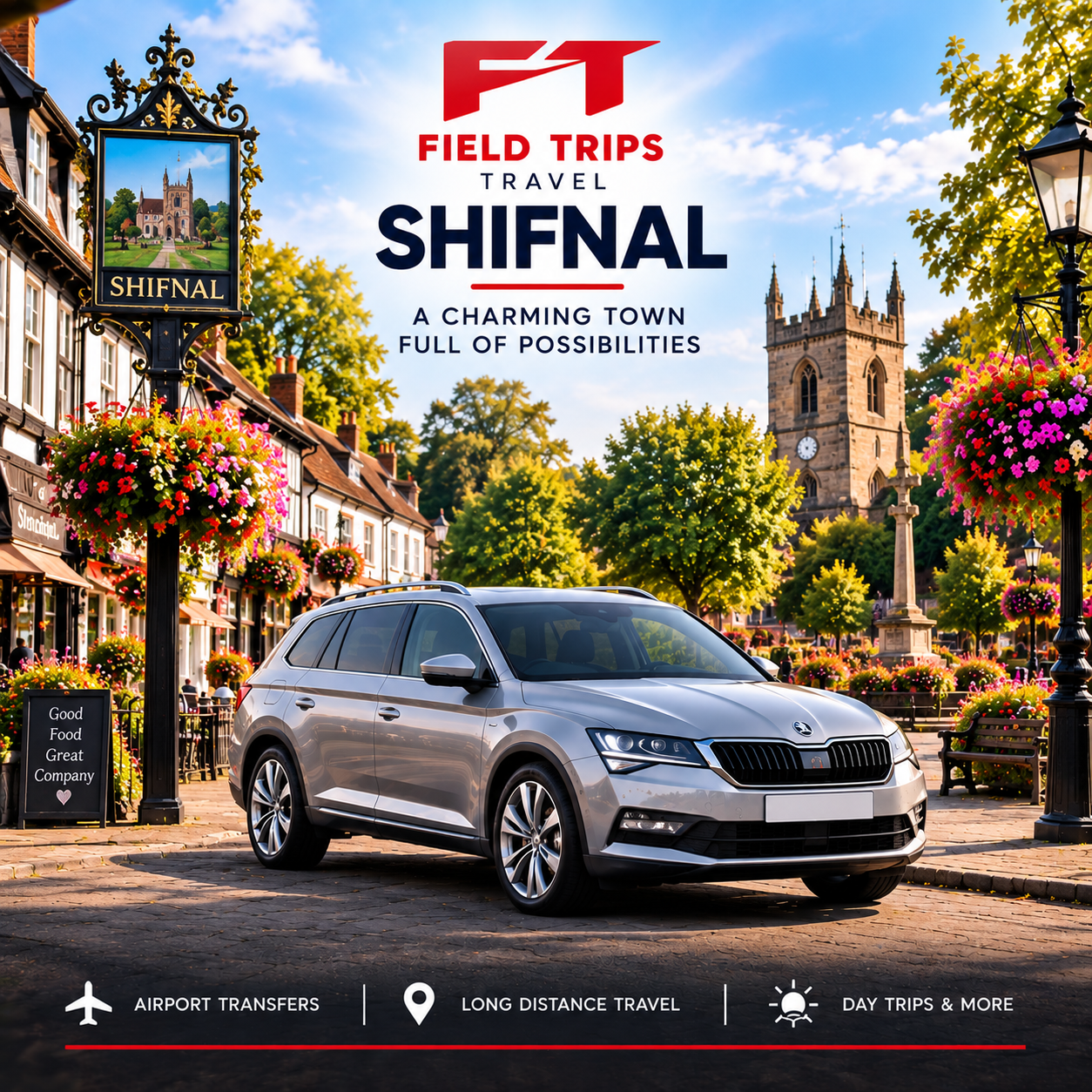 Shifnal airport transfer